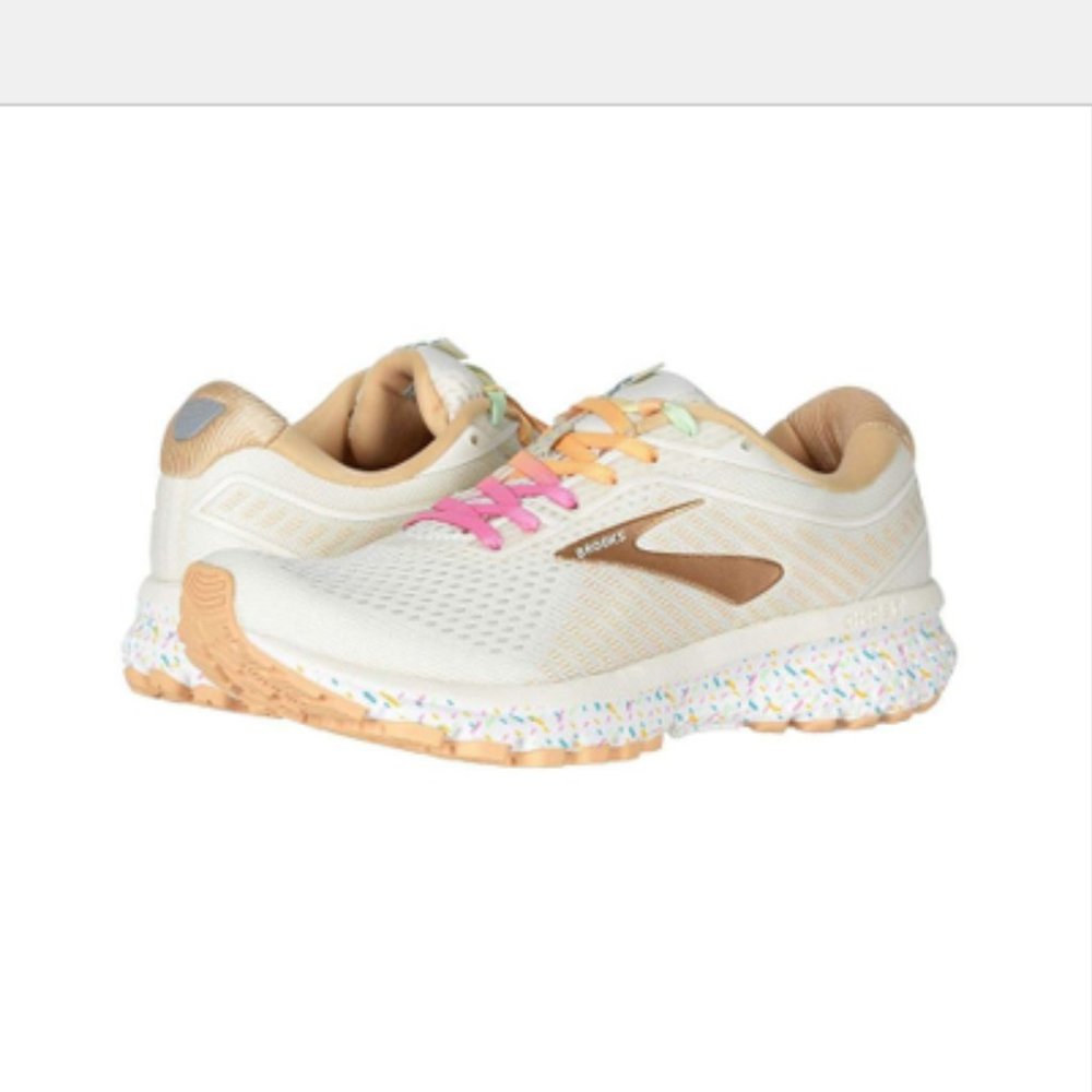 Brooks Ghost 12 Women's Running Shoes Vanilla Sprinkles/White Limited Edition